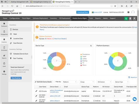 manageengine desktop central 10.